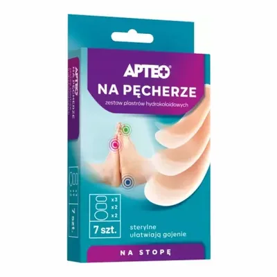 Plastry Na Pęcherze Cieliste Apteo 7 Sztuk