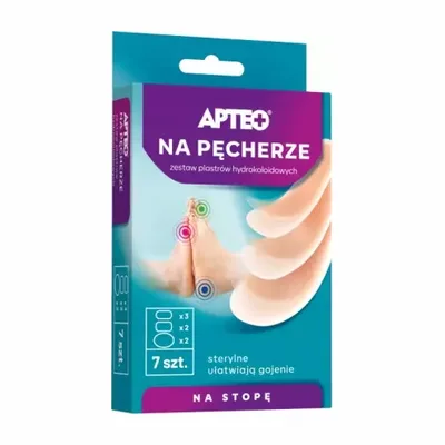 Plastry Na Pęcherze Cieliste Apteo 7 Sztuk
