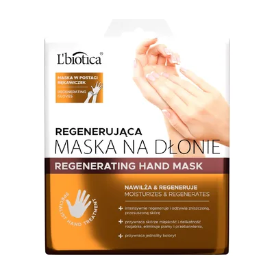 L'biotica regenerująca maska na dłonie nawilża i regeneruje 26g