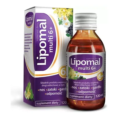 Lipomal Mulit 6+ Wsparcie Prawidłowego Funkcjonowania Układu Oddechowego