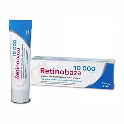Retinobaza 10000 Ultralekki Krem Wygładzający Witamina A Cera Wrażliwa 30g