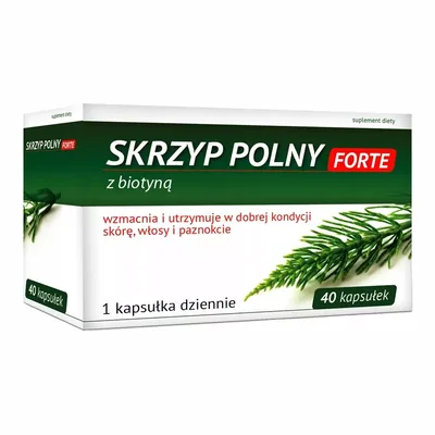 Skrzyp Polny Forte Z Biotyną 40 Kapsułek