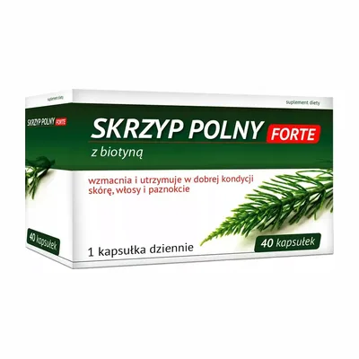 Skrzyp Polny Forte Z Biotyną 40 Kapsułek
