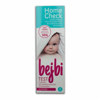Test Ciążowy BEJBI Płytkowy Home Check 1 Sztuka