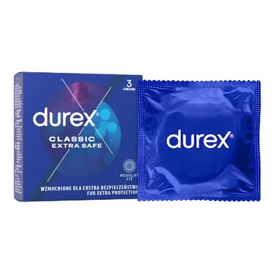 Prezerwatywy Durex Extra Safe 3 Sztuki