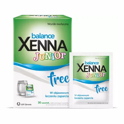 Xenna Balance Junior Free Proszek Na Zaparcia Dla Dzieci 30 Saszetek