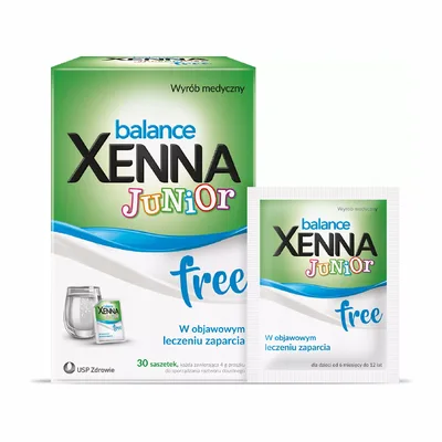 Xenna Balance Junior Free Proszek Na Zaparcia Dla Dzieci 30 Saszetek