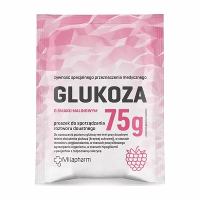 Glukoza O Smaku Malinowym Proszek 75g