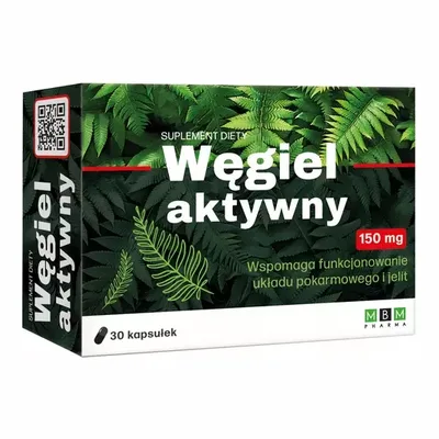 Węgiel Aktywny MBM 30 Kapsułek