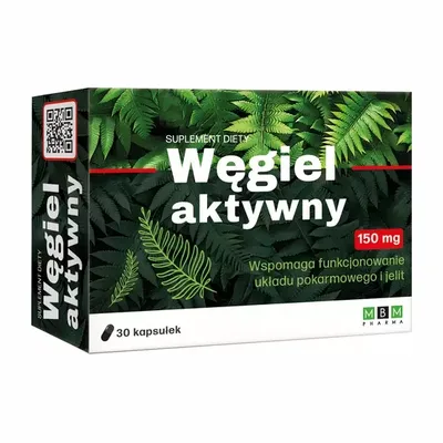Węgiel Aktywny MBM 30 Kapsułek