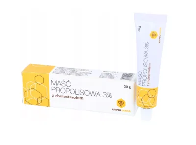 Maść Propolisowa 3% Z Cholesterolem Wsparcie Regeneracji 20g