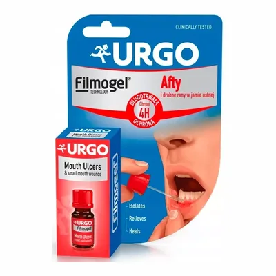 Urgo Opatrunek W Płynie Na Afty I Drobne Ramy W Jamie Ustnej 6ml