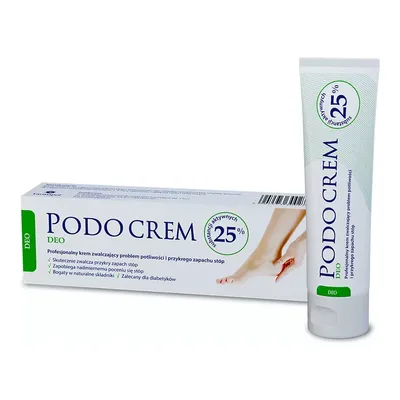 Podo Crem Deo Krem Zwalczający Potliwość I Przykry Zapach Stóp 30g