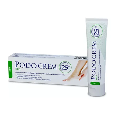 Podo Crem Deo Krem Zwalczający Potliwość I Przykry Zapach Stóp 30g
