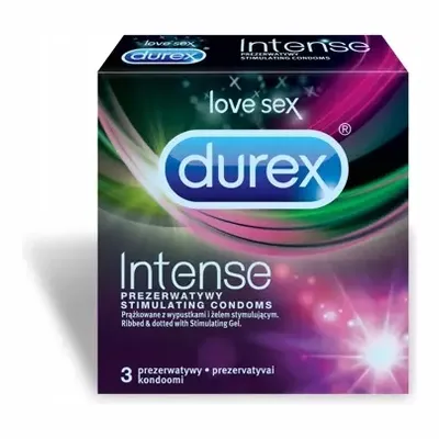 Prezerwatywy Durex Intense 3 Sztuki