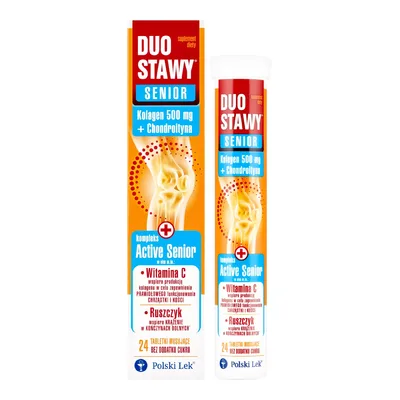 Duo Stawy Senior Tabletki Musujące 24 Sztuki