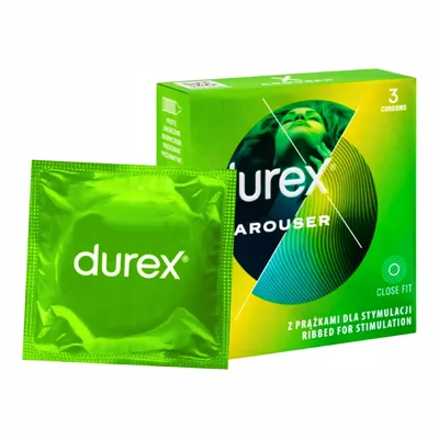 Prezerwatywy Prążkowane Durex Arouser 3 Sztuki
