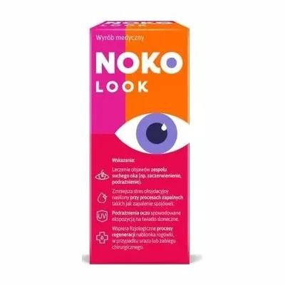 Noko Look Krople Do Oczu Zespół Suchego Oka 10ml