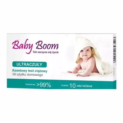Baby Boom Ultraczuły Kasetkowy Test Ciążowy 1 Sztuka
