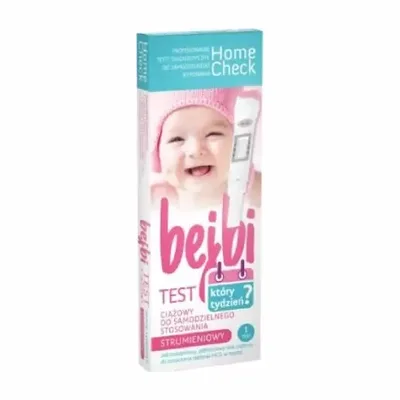 Test Ciążowy BEJBI Który To Tydzień? Strumieniowy Home Check 1 Sztuka