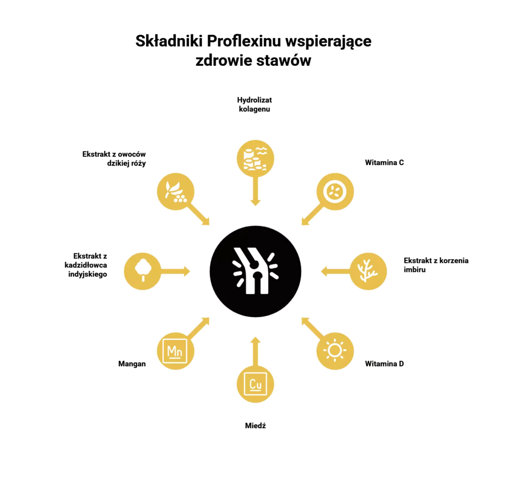 Składniki Proflexinu wspierające zdrowie stawów