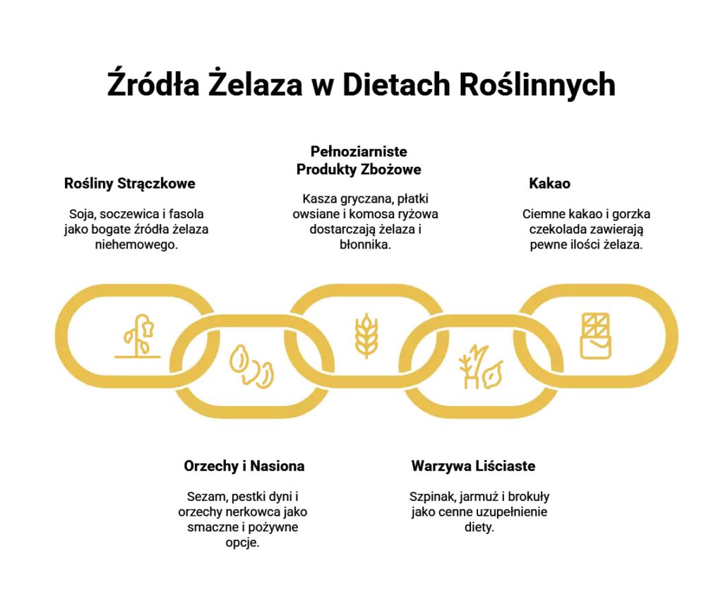 Źródła żelaza w dietach roślinnych