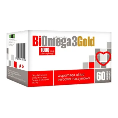 BiOmega3Gold 1000mg 60 Kapsułek