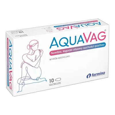 Aquavag Globulki Dopochwowe Łagodzące 10 Sztuk