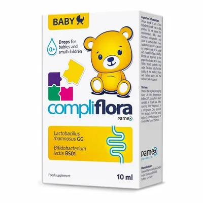 Compiflora Baby Probiotyk W Kroplach Dla Dzieci 10ml