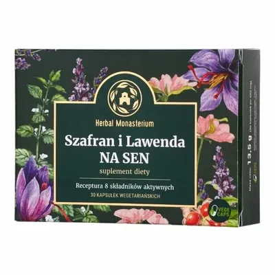 Szafran I Lawenda Na Sen 30 Kapsułek