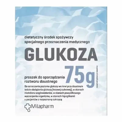 Glukoza Bezsmakowa Proszek 75g