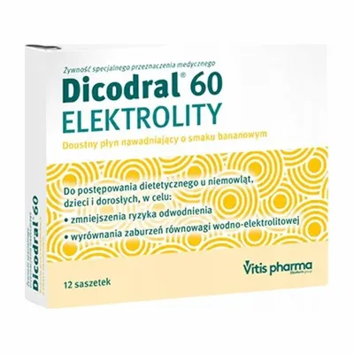 Dicodral 60 Elektrolity  12 Saszetek