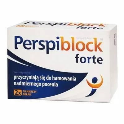 Perspiblock Forte Suplement Dla Cierpiących Na Nadmierną Potliwość 30 Tabl