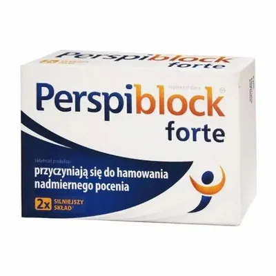 Perspiblock Forte Suplement Dla Cierpiących Na Nadmierną Potliwość 30 Tabl