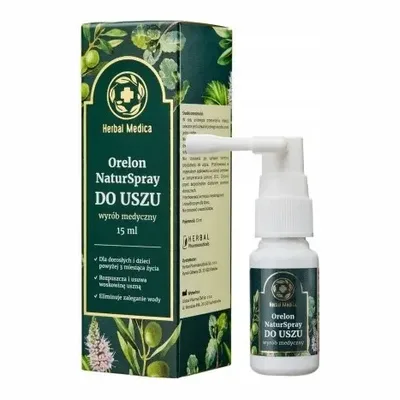 Orelon NaturSpray Do Uszu Rozpuszcza I Usuwa Woskowinę 15ml