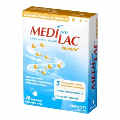 Mediprolac Immuno Probiotyk Na Odporność 20 Kapsułek