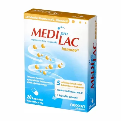Mediprolac Immuno Probiotyk Na Odporność 20 Kapsułek