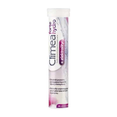 Climea Forte Hydro Menopauza + Elektrolity 20 Tabletek Musujących