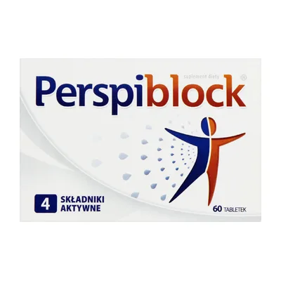 Perspiblock Szałwia Skrzyp Wsparcie W Nadmiernej Potliwości 60 Tabletek