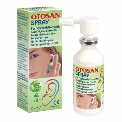 Otosan Spray Do Pielęgnacji Ucha Oczyszczanie 50ml