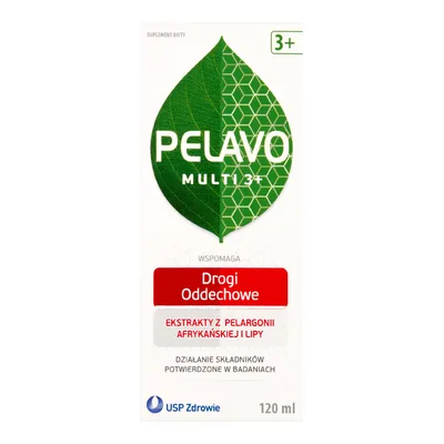 Pelavo Multi 3+ Odporność I Zdrowe Drogi Oddechowe 120ml