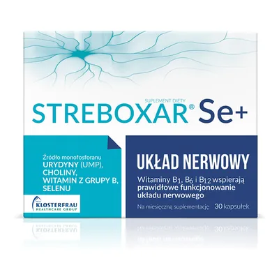 Streboxar Se+ Wsparcie Układu Nerwowego 30 Kapsułek