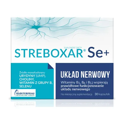 Streboxar Se+ Wsparcie Układu Nerwowego 30 Kapsułek