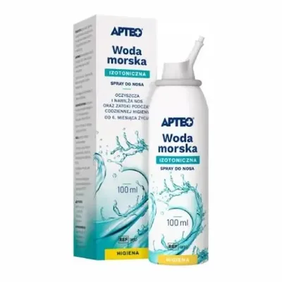 Woda Morska Izotoniczna Apteo Spray Do Nosa 100ml