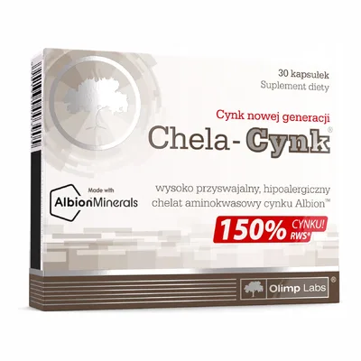 Chela-Cynk Wysoko Przyswajalny Olimp 30 Kapsułek