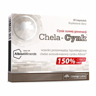 Chela-Cynk Wysoko Przyswajalny Olimp 30 Kapsułek