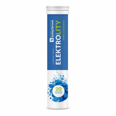 Elektrolity Smak Tropikalny 20 Tabletek musujących Zyskaj Zdrowie