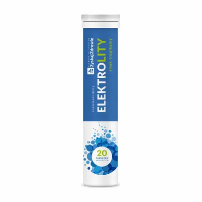 Elektrolity Smak Tropikalny 20 Tabletek musujących Zyskaj Zdrowie