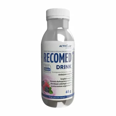 Recomed Drink Smak Owoce Leśne Żywność Medyczna Wysokobiałkowa 65g