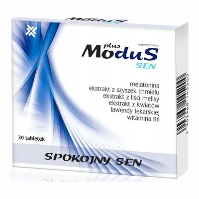 Modus Sen Plus Spokojny Sen 30 Tabletek